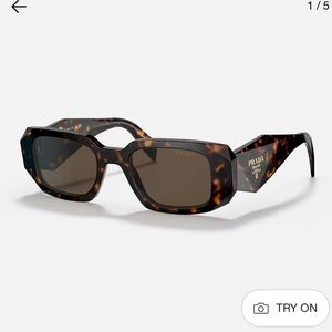 Prada Brown Tortoise Sunglasses